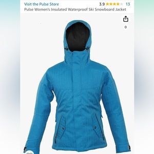 Pulse Ski Jacket | Aqua Teal Color | Like New